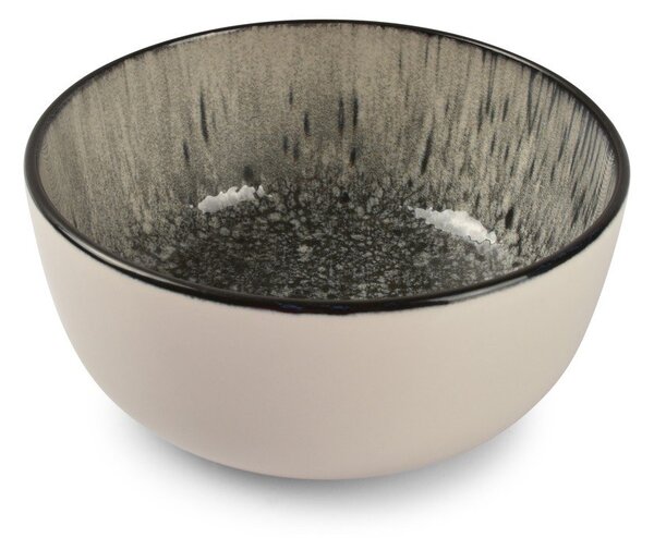 Ciotolina nera/color crema in gres 740 ml Gravel – ONA