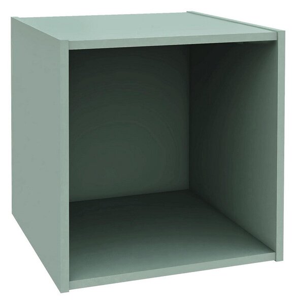 Cubo Composite 35x35x35 cm in Compensato Verde Salvia