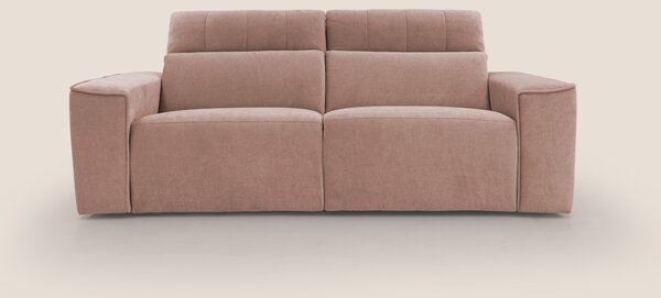 Clark Divano modulare con opzione relax elettrico in tessuto smacchiab