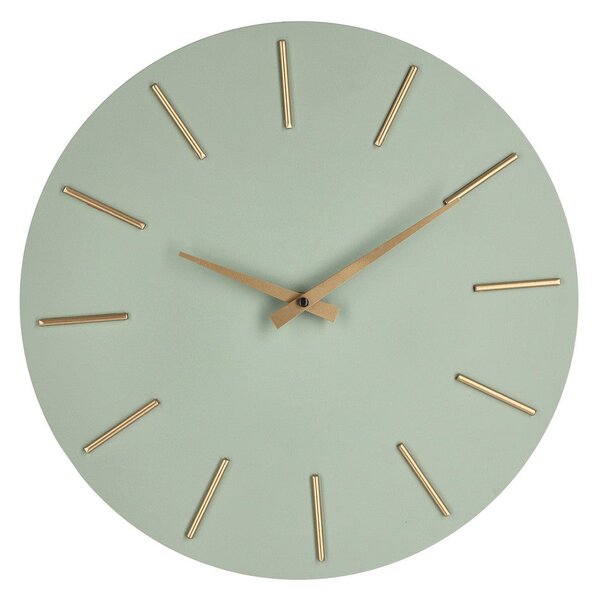 Orologio da Parete Ø40x5 cm in Legno TimeLine Salvia