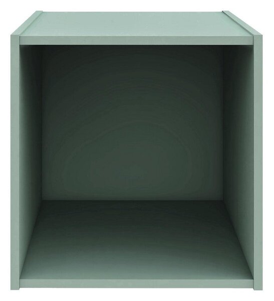 Cubo Composite 35x35x35 cm in Compensato Verde Salvia