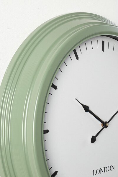 Orologio da Parete Ø58,5x8,7 cm in Metallo Mathias Verde