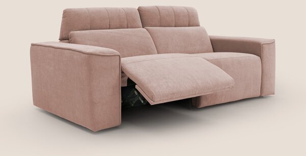 Clark Divano modulare con opzione relax elettrico in tessuto smacchiab