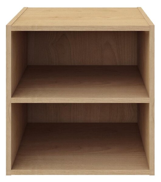 Cubo Composite con Mensola 35x35x35 cm in Compensato Naturale