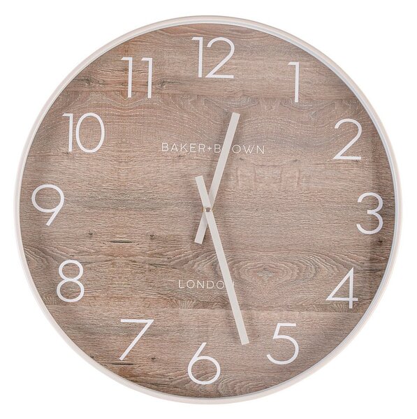Orologio da Parete Ø50x5 cm in Plastica Whatever Natural