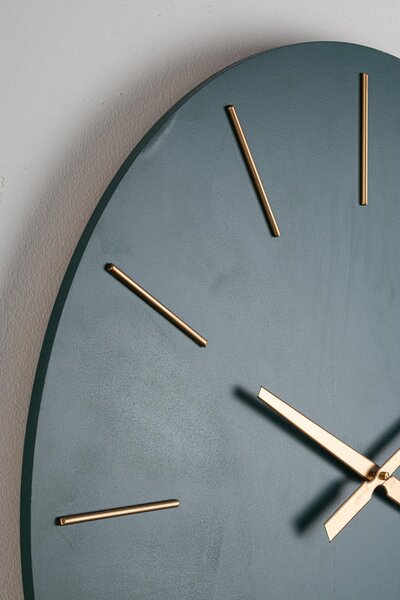 Orologio da Parete Ø60x5 cm in Legno TimeLine Verde