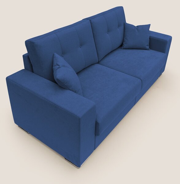 Giove divano in morbido tessuto impermeabile T02 blu