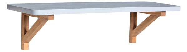 Mensola grigio chiaro in rovere 60 cm Arki - Hübsch