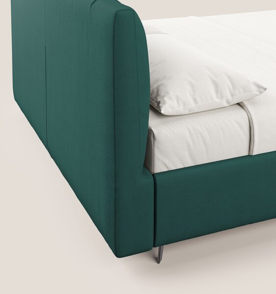 Bogart letto imbottito contenitore completamente sfoderabile in microf