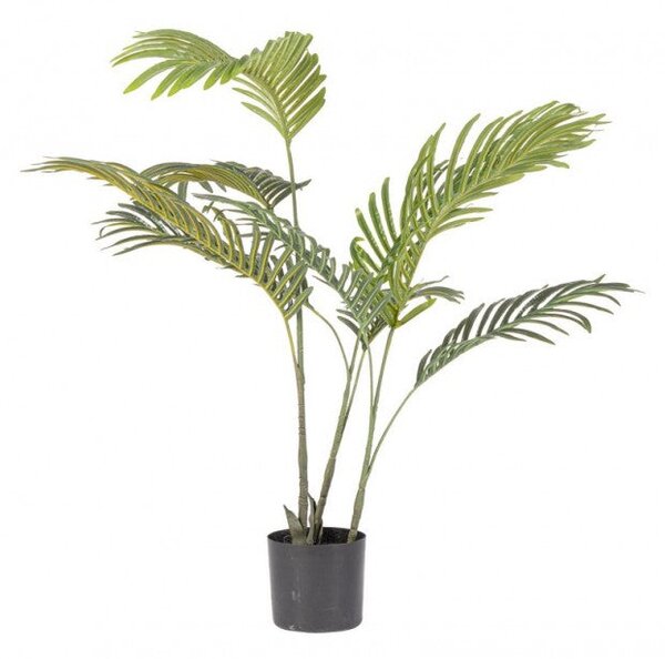 Set 2 Piante Artificiali di Kenzia Ø75x80 cm in Plastica con Vasi Verde