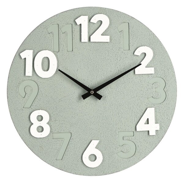 Orologio da Parete Ø40x4,5 cm in Legno Timing Salvia