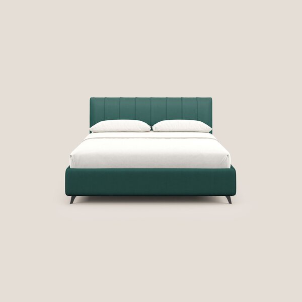 Bogart letto imbottito contenitore completamente sfoderabile in microf