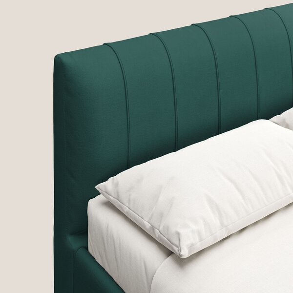 Bogart letto imbottito contenitore completamente sfoderabile in microf