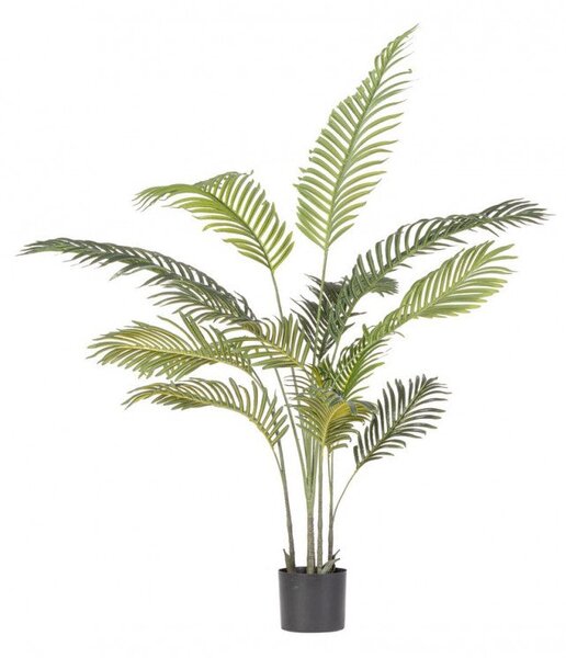 Set 2 Piante Artificiali di Kenzia Ø90x120 cm in Plastica con Vasi Verde