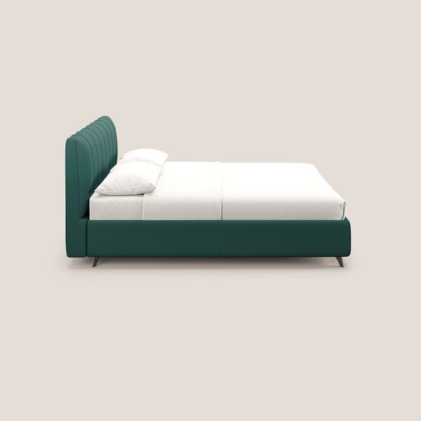 Bogart letto imbottito contenitore completamente sfoderabile in microf