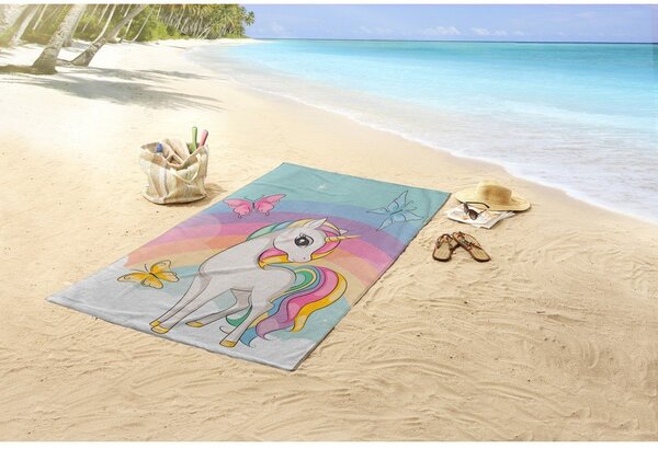 Telo mare da bambini in velluto 75x150 cm Dash – Good Morning