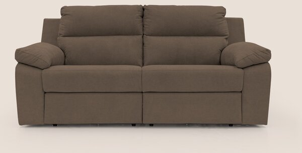 Romeo Divano relax con recliner elettrico in morbido tessuto impermeab