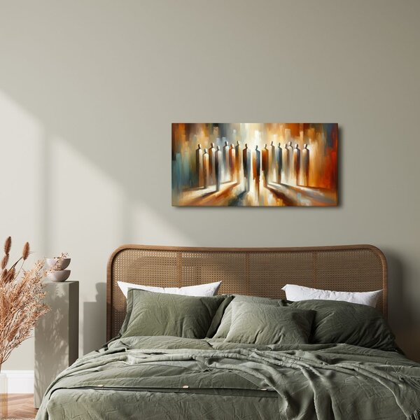 Quadro su tela – Figure astratte nella luce