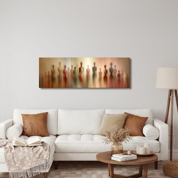 Quadro su tela – Figure nella luce nebbiosa
