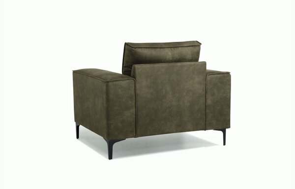 Poltrona in similpelle verde Copenhagen - Scandic