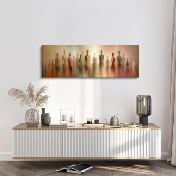Quadro su tela – Figure nella luce nebbiosa