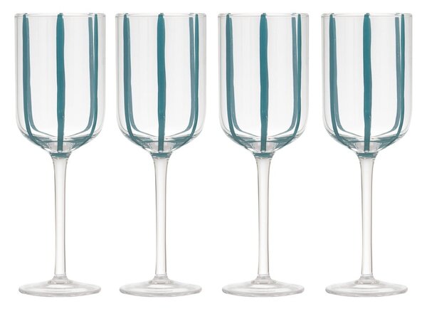 Set di bicchieri da vino 4 pz 350 ml Stripe – Ladelle