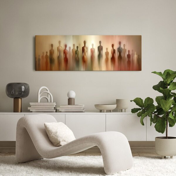 Quadro su tela – Figure nella luce nebbiosa