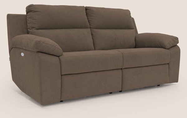 Romeo Divano relax con recliner elettrico in morbido tessuto impermeab