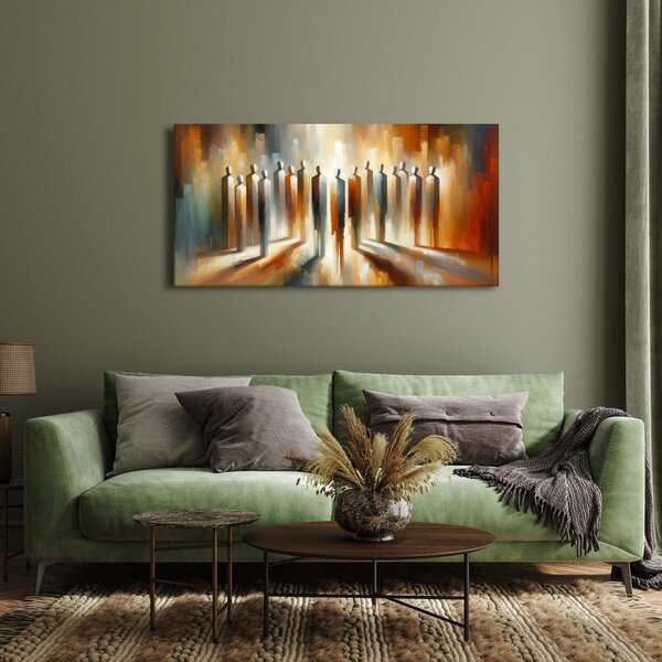Quadro su tela – Figure astratte nella luce