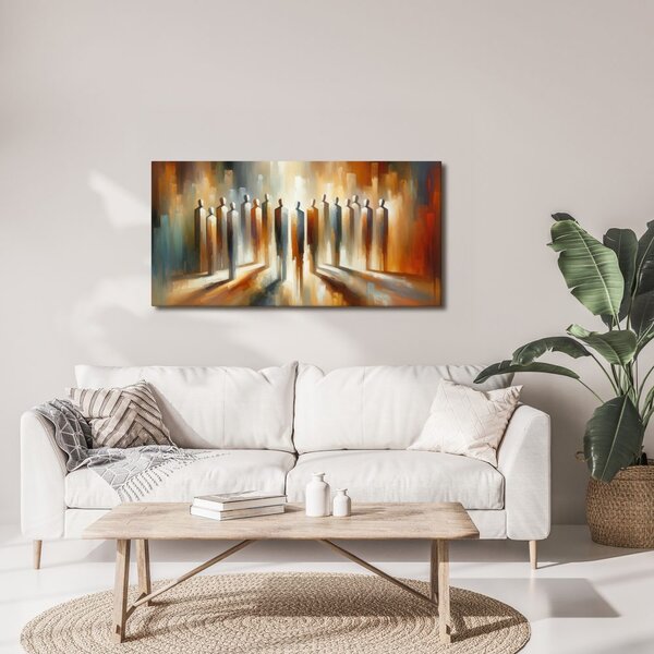 Quadro su tela – Figure astratte nella luce