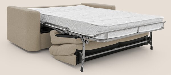 Cupido Divano letto materasso H18 cm e schienale alto in tessuto imper