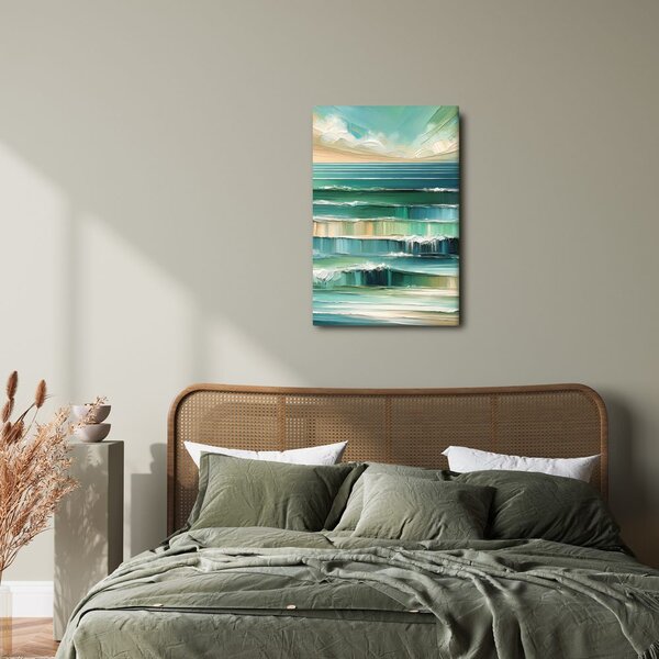 Quadro su tela – Superficie marina in movimento