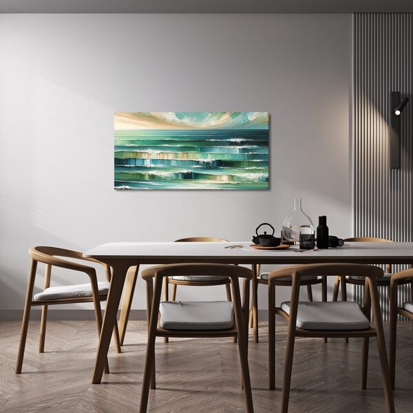 Quadro su tela – Mare calmo e nuvole