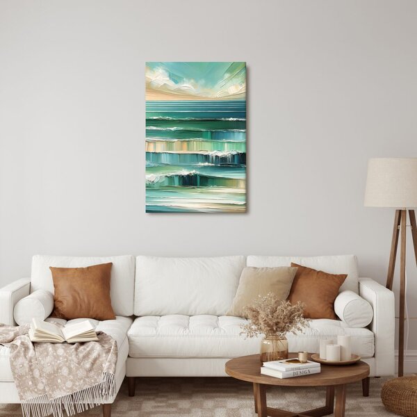Quadro su tela – Superficie marina in movimento