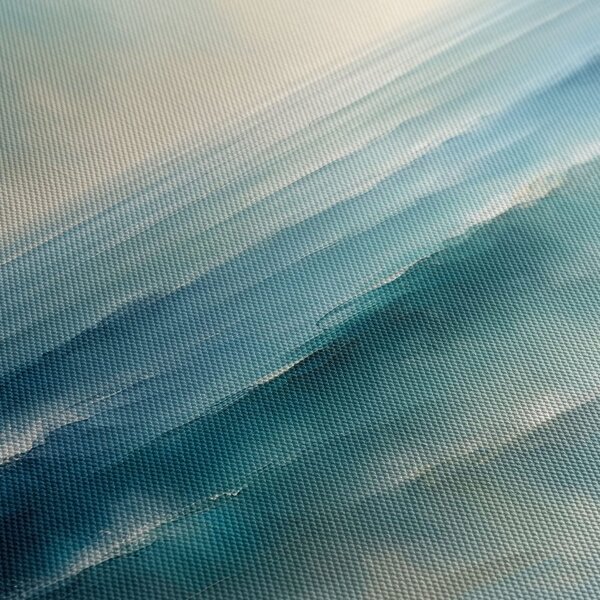 Quadro su tela – Mare blu all'alba
