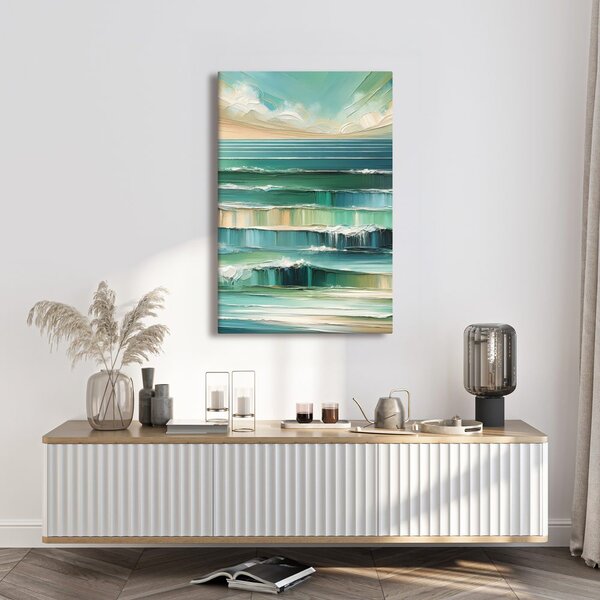 Quadro su tela – Superficie marina in movimento