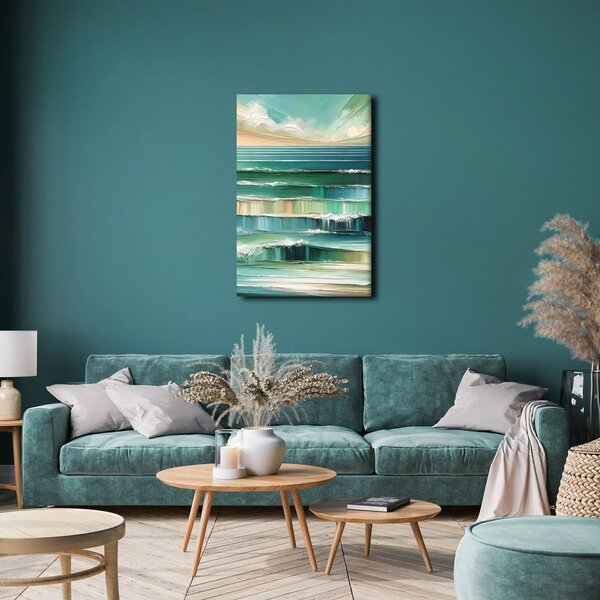 Quadro su tela – Superficie marina in movimento