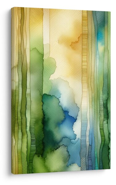 Quadro su tela – Atmosfera astratta del bosco