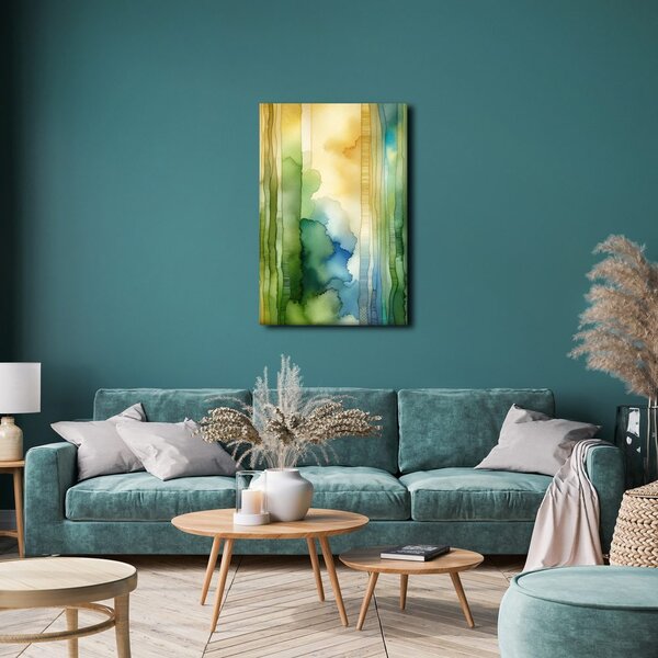 Quadro su tela – Atmosfera astratta del bosco