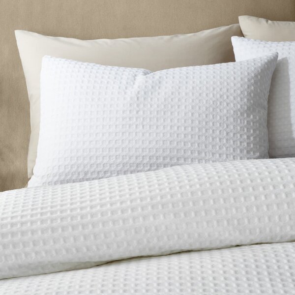 Biancheria da letto bianca per letto matrimoniale 200x200 cm Muscat Waffle – Pineapple Elephant