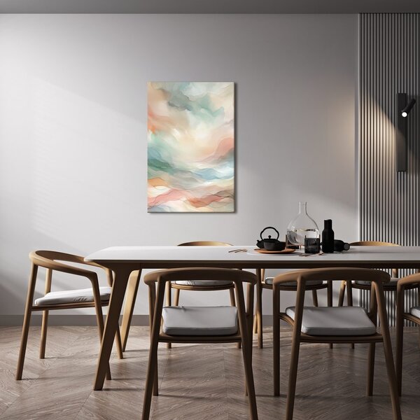 Quadro su tela – Onde pastello delicate