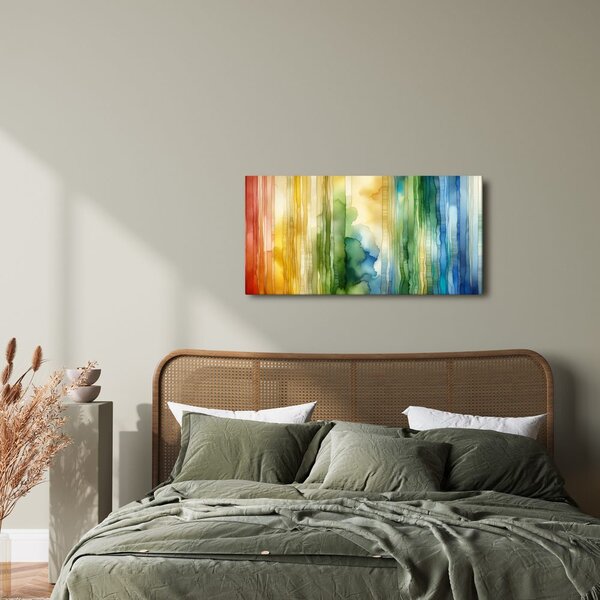 Quadro su tela – Calma nella foresta verde