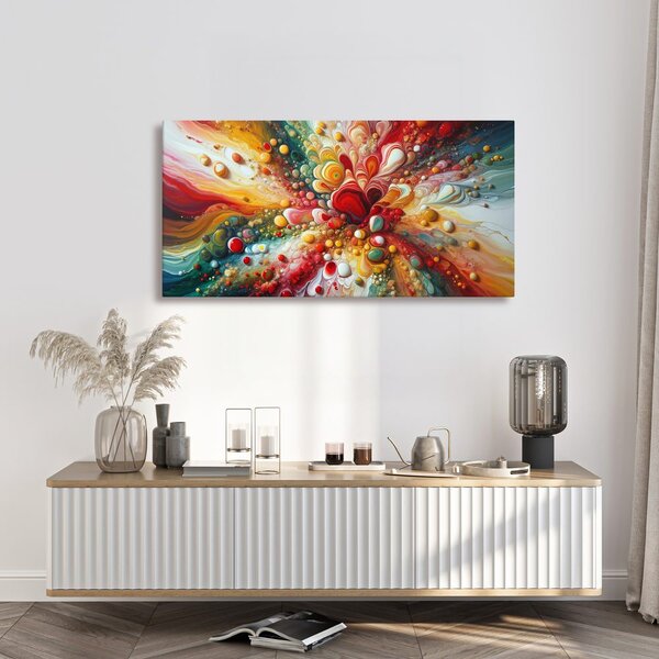 Quadro su tela – Armonia dinamica dei colori