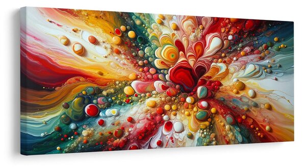 Quadro su tela – Armonia dinamica dei colori