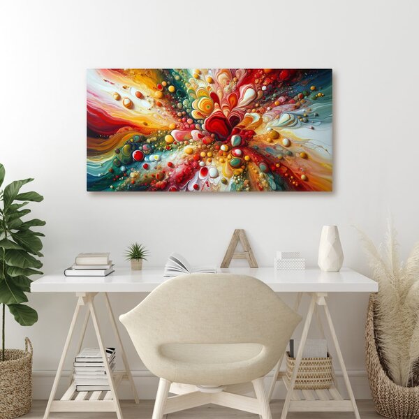 Quadro su tela – Armonia dinamica dei colori