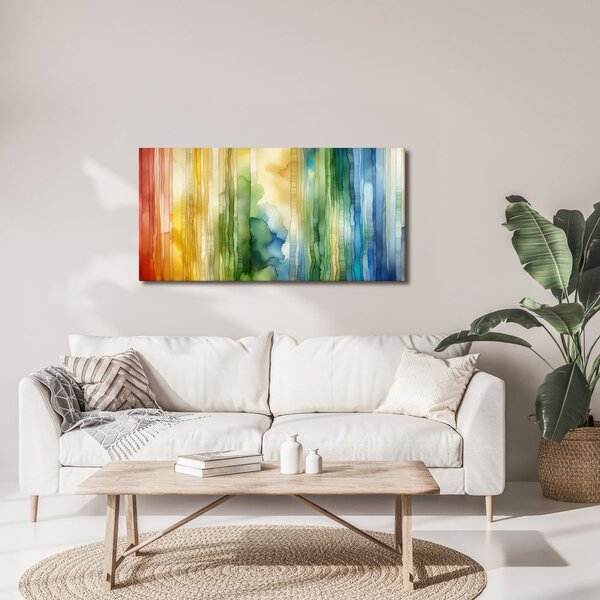 Quadro su tela – Calma nella foresta verde