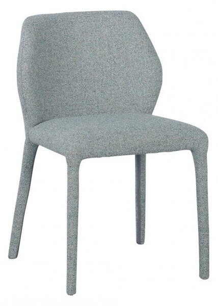 Set 2 Sedie da Soggiorno 50x55x77,5 cm in Poliestere Libby Felce