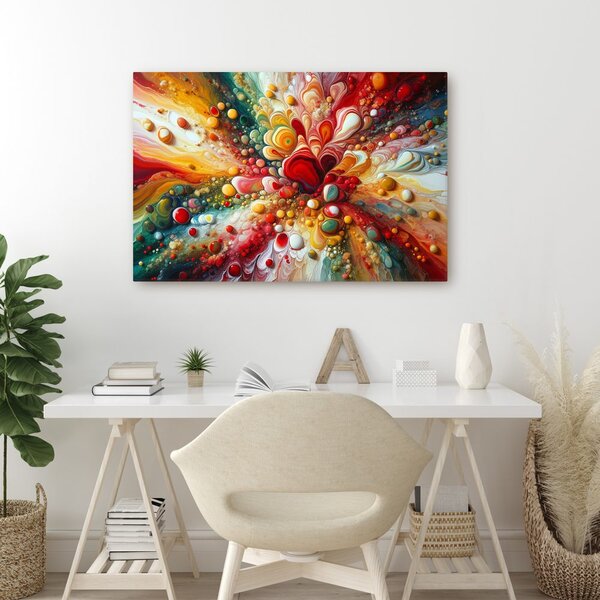 Quadro su tela – Caos esplosivo di colori