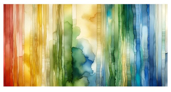 Quadro su tela – Calma nella foresta verde