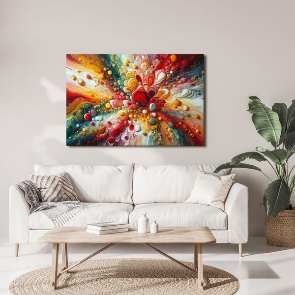 Quadro su tela – Caos esplosivo di colori